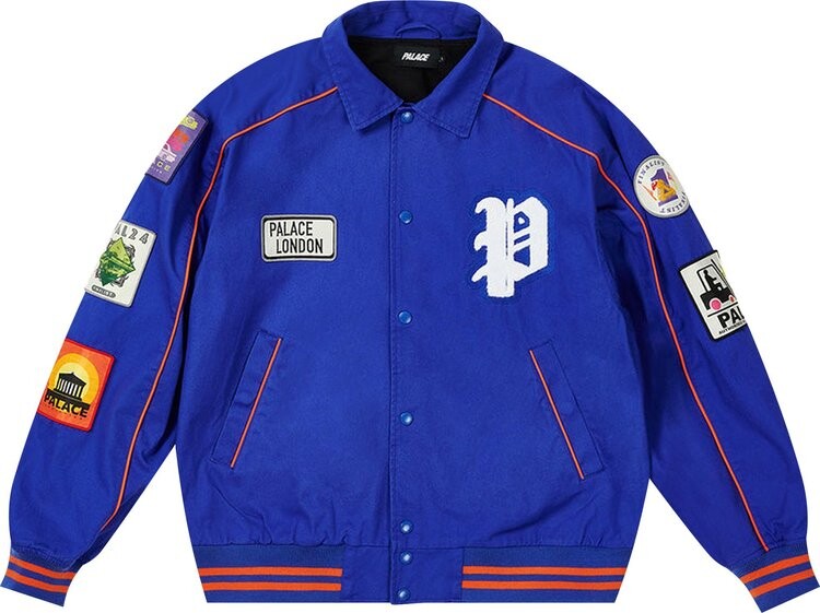 

Бомбер Palace Patches Cotton Bomber 'Royal Blue', синий