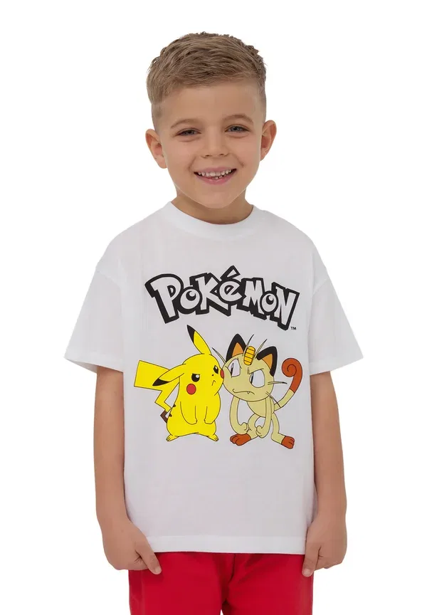 Футболка с принтом Pokemon Terranova, Белый — фото 4
