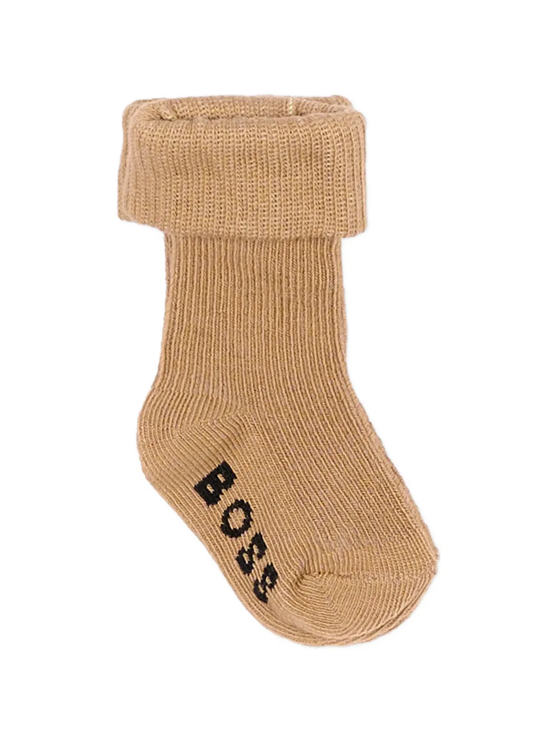 Комплект из трех пар носков с логотипом Boss Kidswear, нейтральные цвета — фото 3