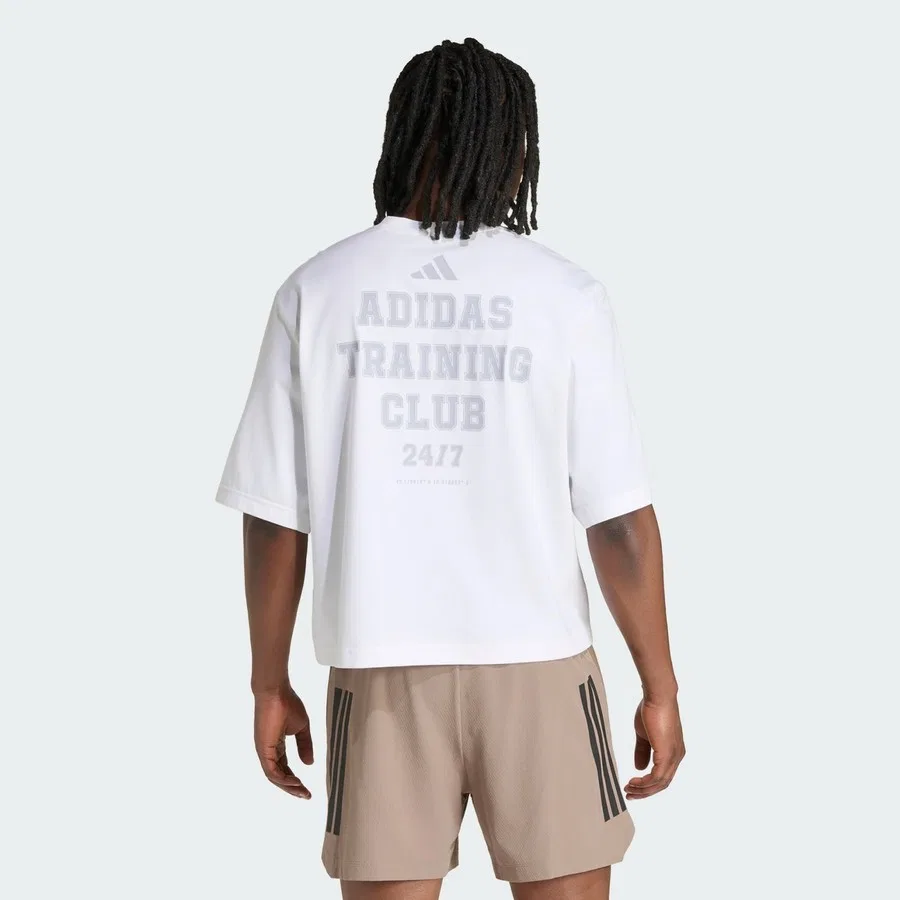 Футболка с коротким рукавом D4T PrimeLift Short adidas, Белый — фото 2