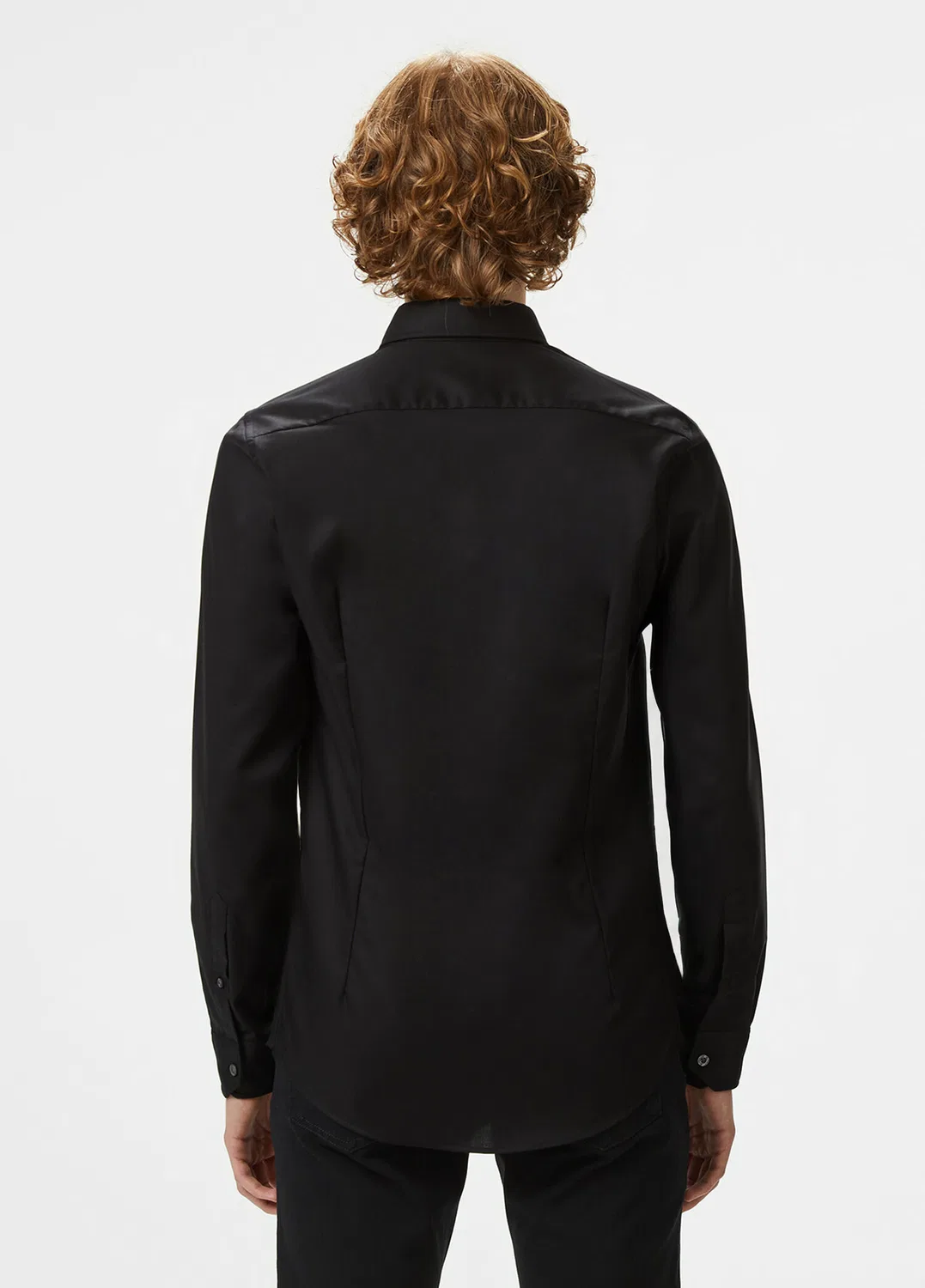Рубашка slim fit Lacoste, черный — фото 2