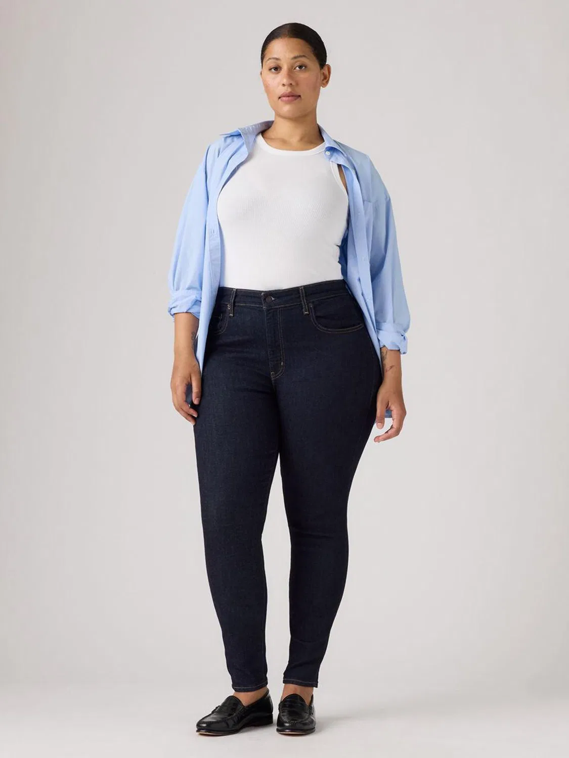 Джинсы скинни 721 High-Rise Levi's, синие