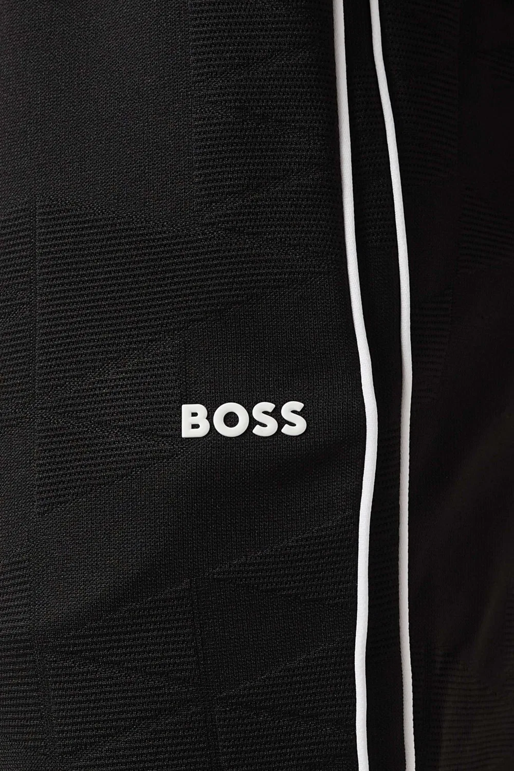 Брюки спортивные с жаккардовым узором BOSS — фото 4