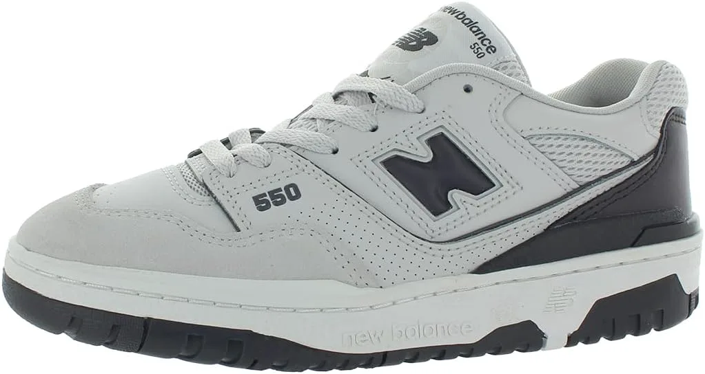 Кроссовки New Balance 550 для мальчиков, белый/серый