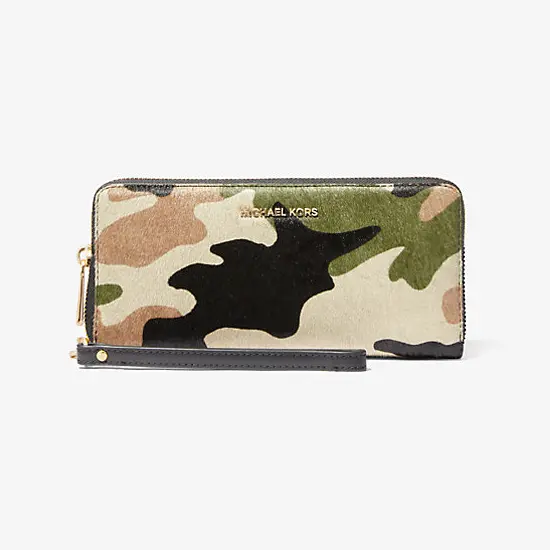

Кошелек Michael Kors Jet Set Travel Large Camouflage Print, мультиколор