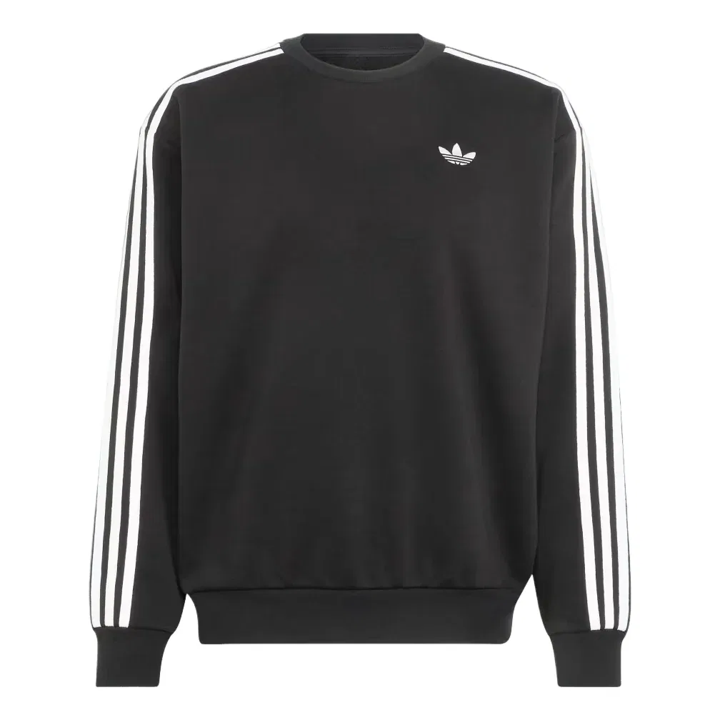 Мужская футболка Adicolor Three Stripes Oversized Asia Sizing 'Black' adidas, черный