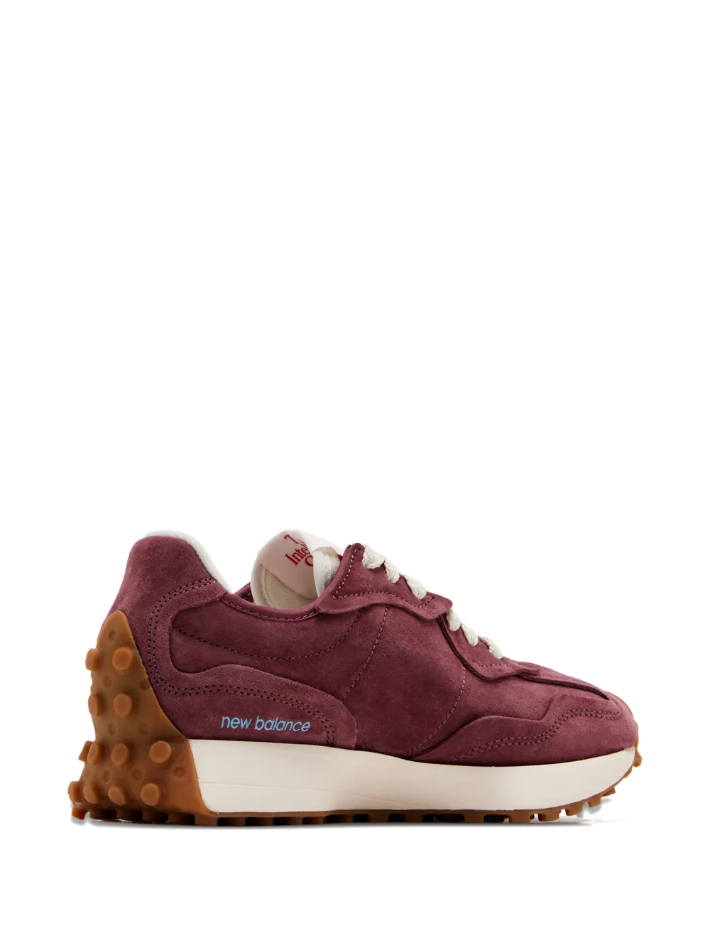 Кроссовки с контрастными вставками 327 New Balance, красный — фото 4