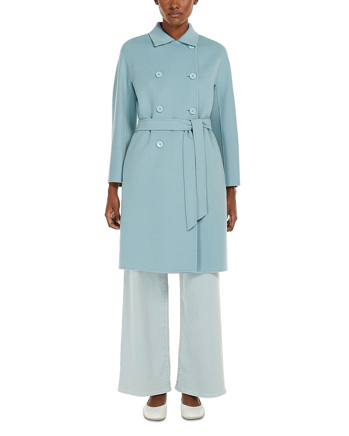 

Пальто с поясом Avenue Weekend Max Mara, зеленый