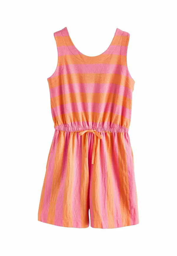 Комбинезон полосатый Next, Pink/Orange Stripe, оранжевый
