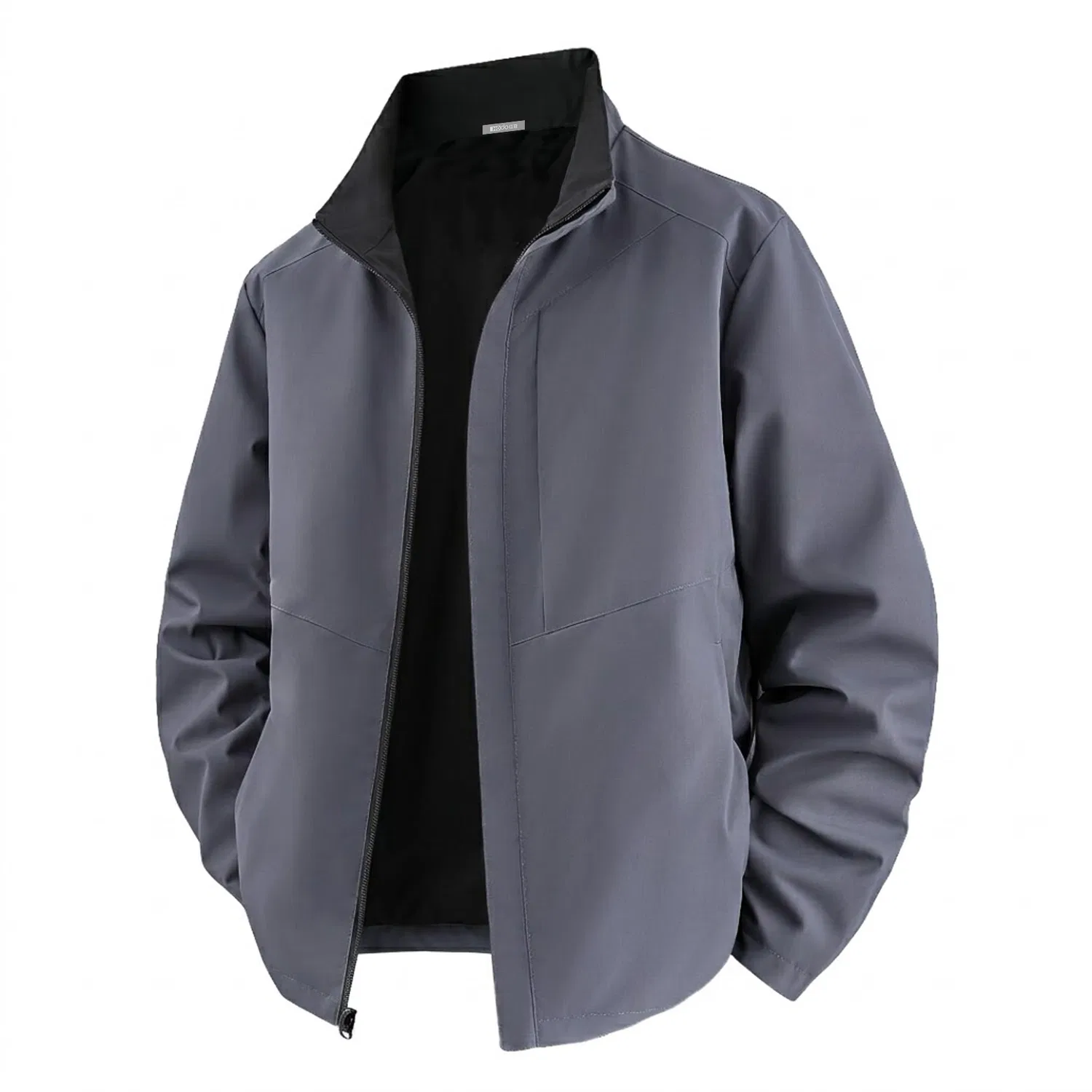 Детская унисекс-куртка с капюшоном Drop Shoulder Red bean, Dark Gray