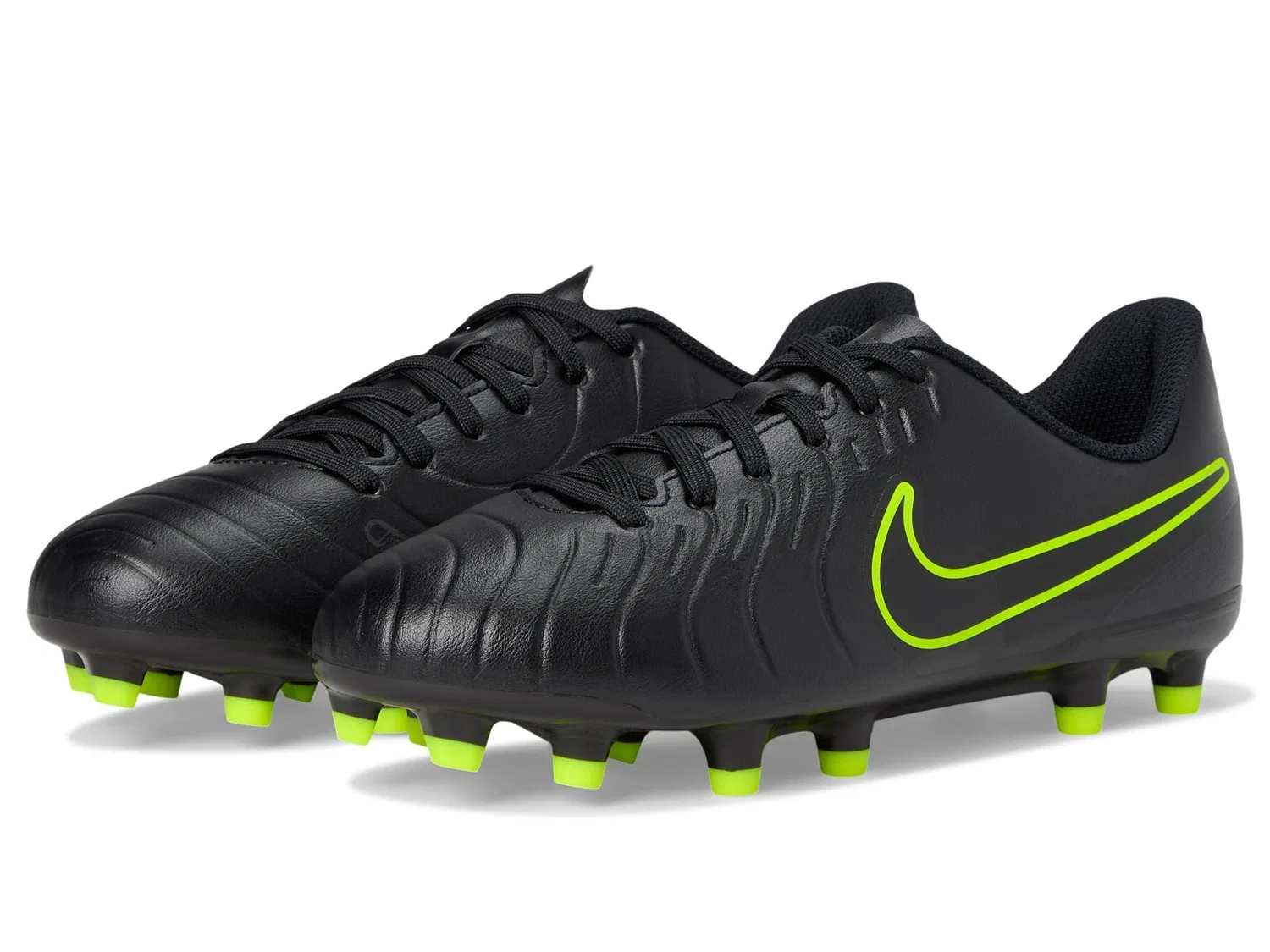 Детские бутсы для мальчиков Tiempo Legend 10 NIKE, Black Volt