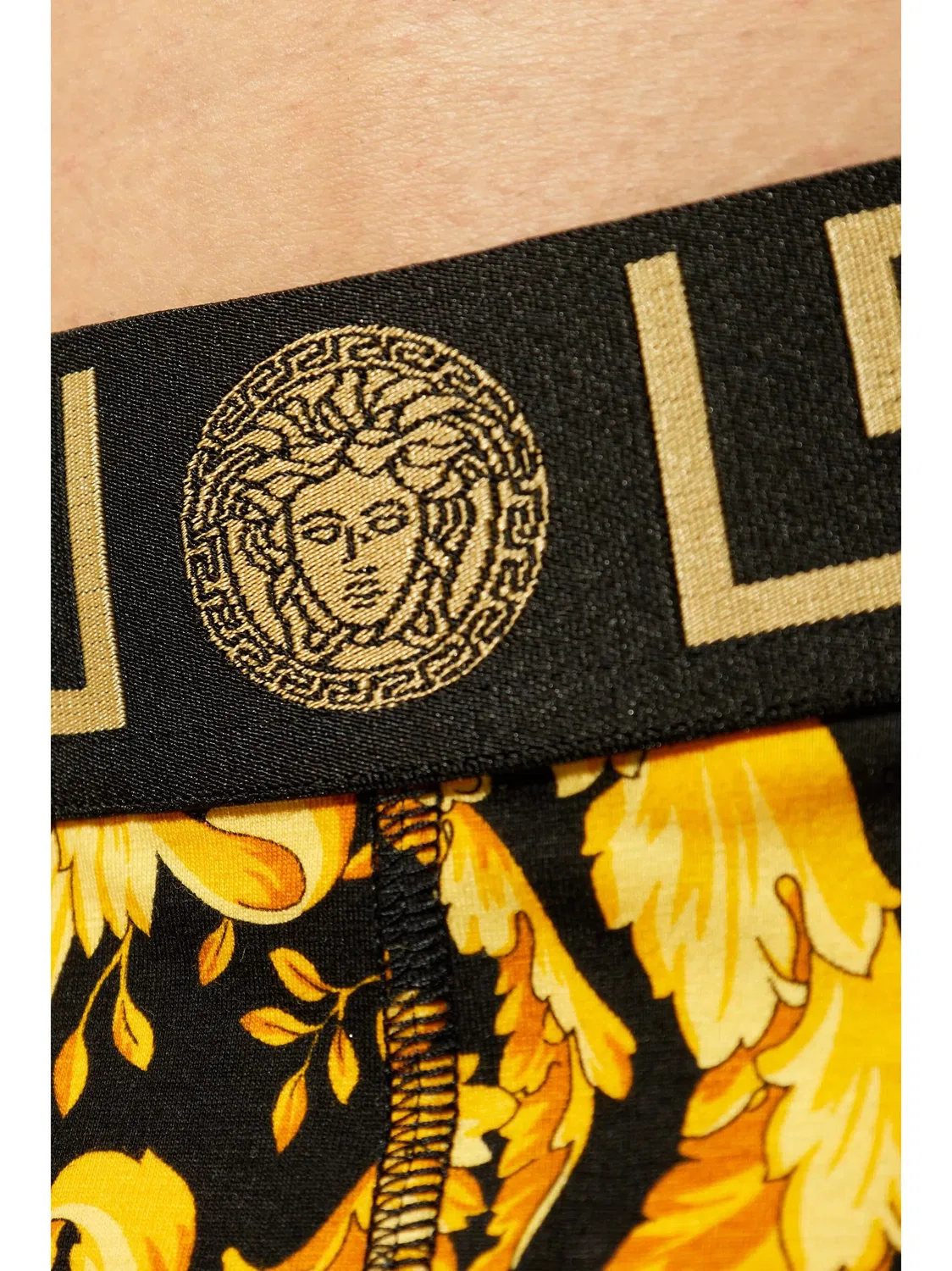 Versace Боксеры с принтом Barocco и окантовкой Greca — фото 4