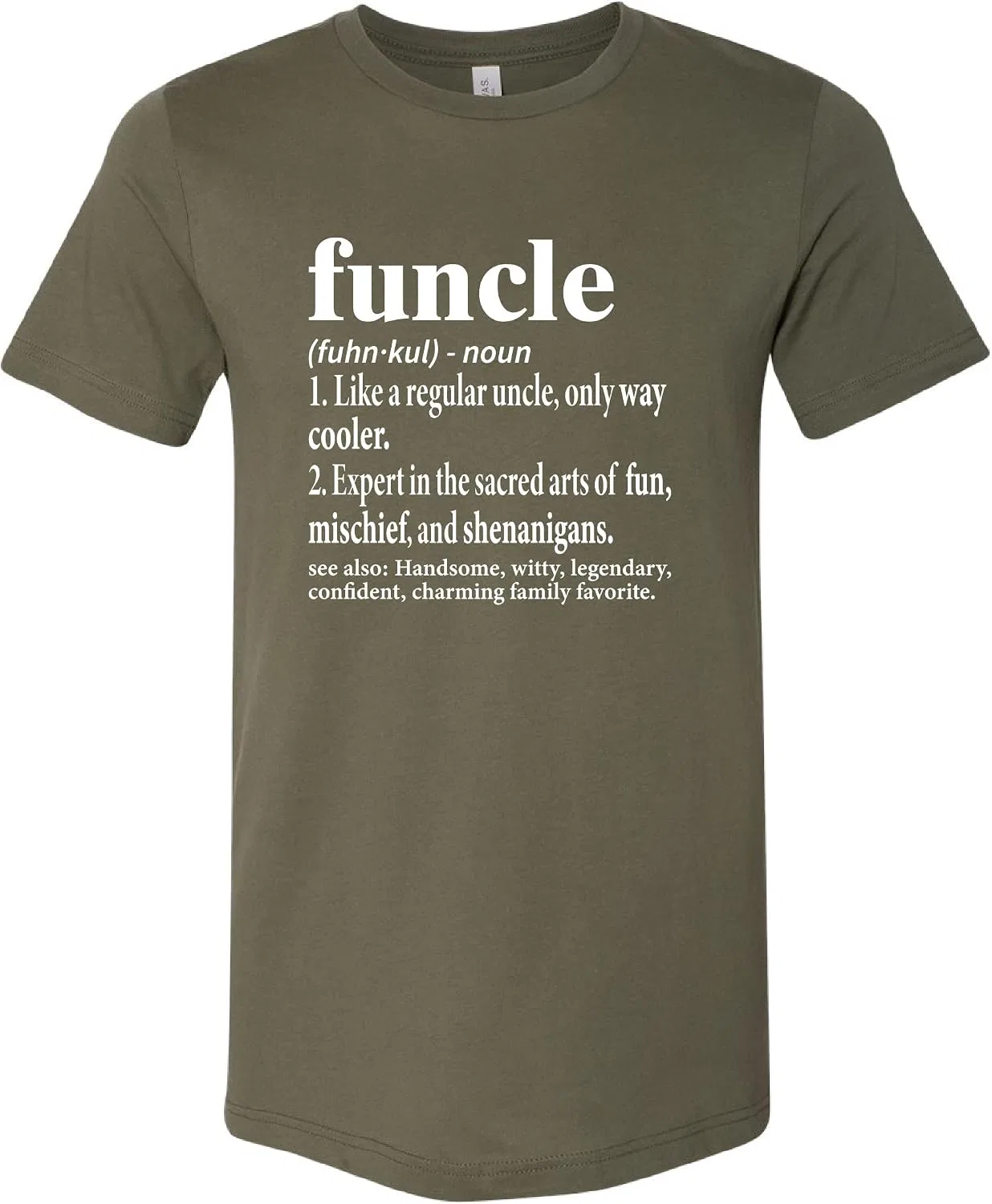 Мужская футболка Funny Uncle Definition Tee, хаки