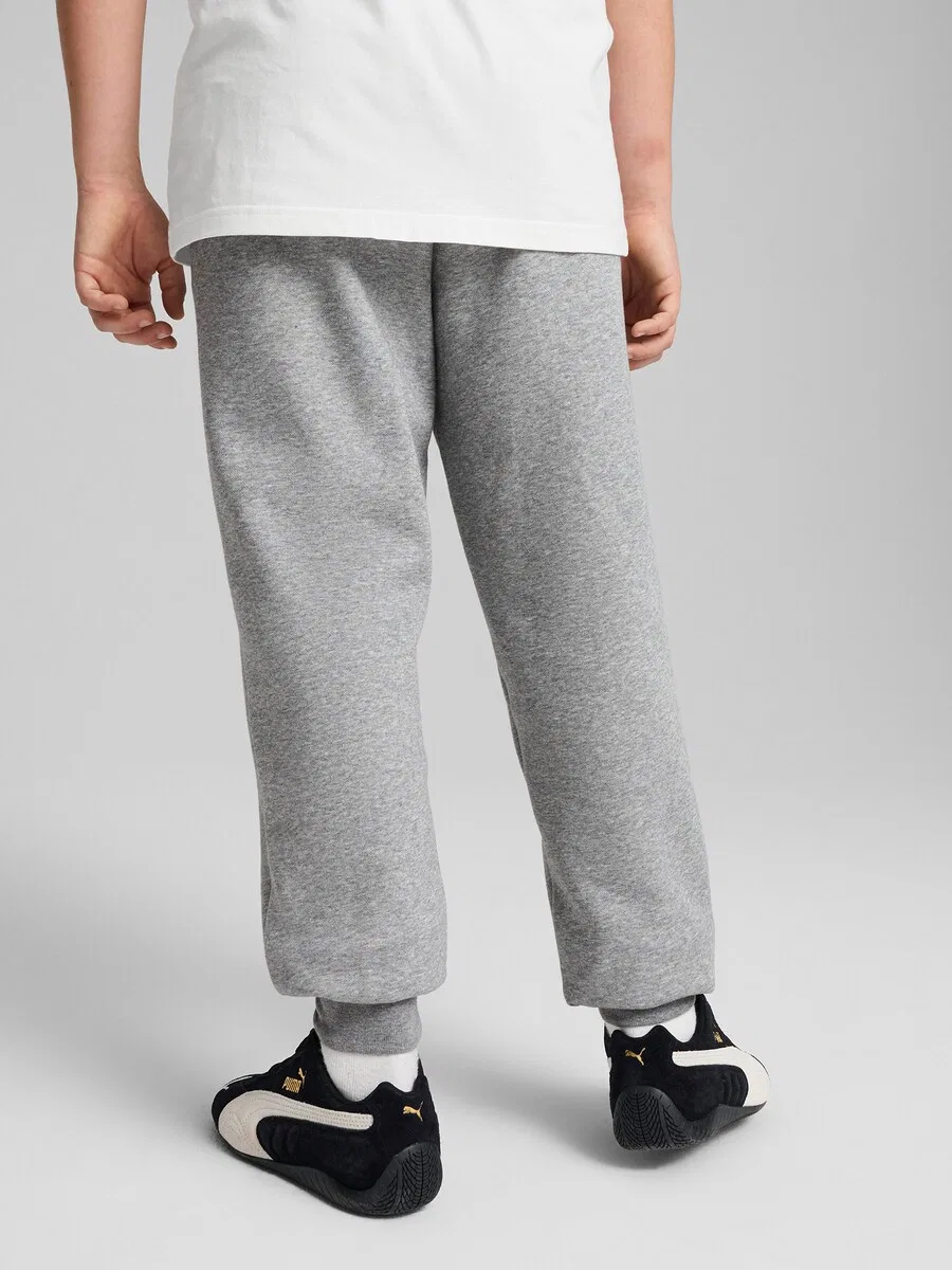 Спортивные брюки PUMA Tapered Workout Pants 'ESS No. 1' в серо-пятнистом цвете — фото 4
