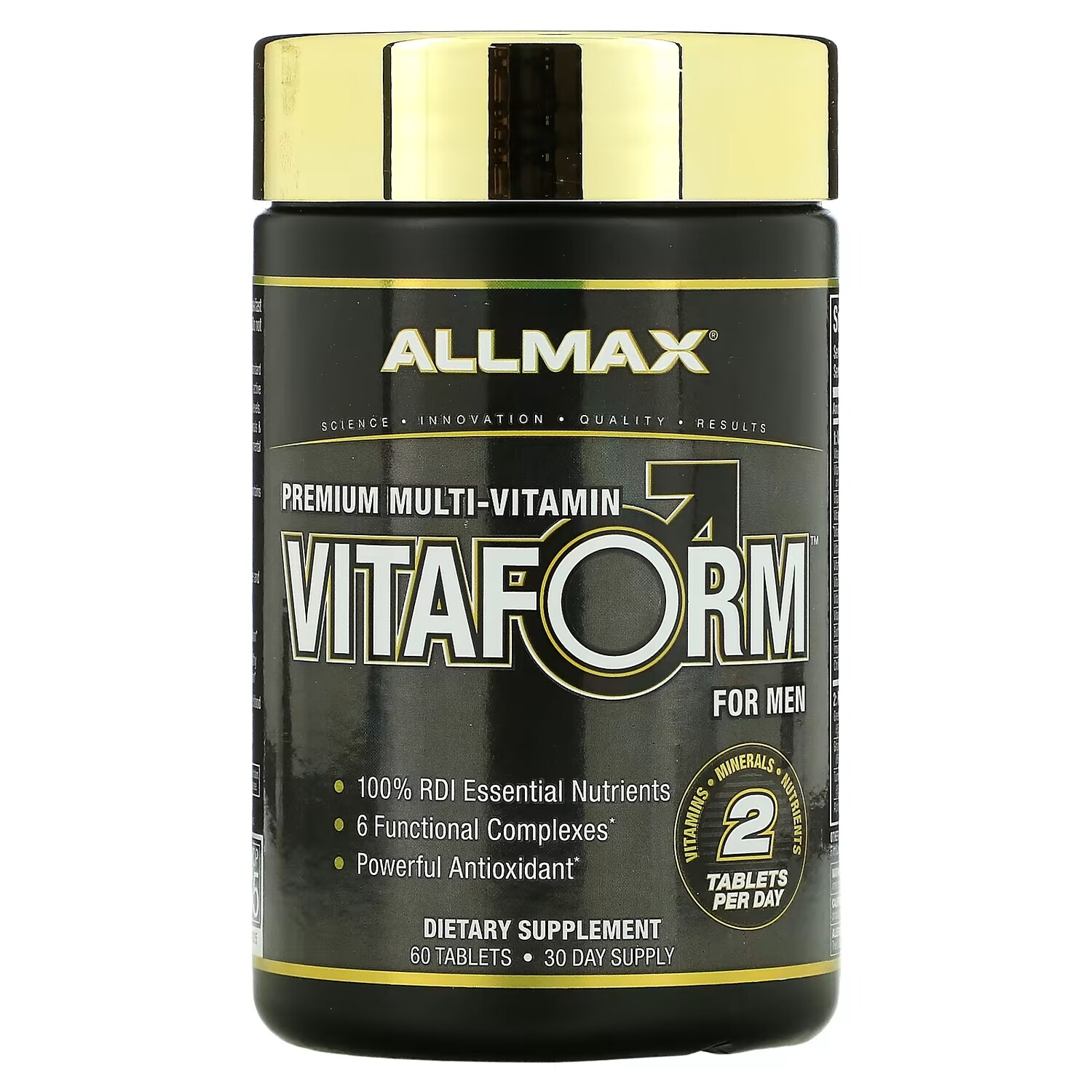 

Мультивитамин Премиального Качества для Мужчин ALLMAX Vitaform, 60 таблеток