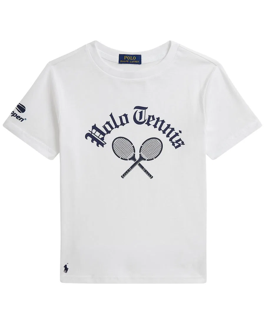 Футболка с коротким рукавом Polo Tennis US Open Polo Ralph Lauren, White