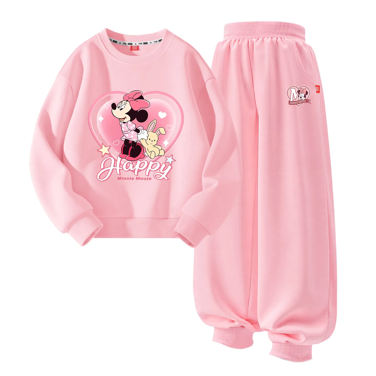 Детский спортивный костюм с принтом Disney Di Grisi Pink+Di Heart K Pink