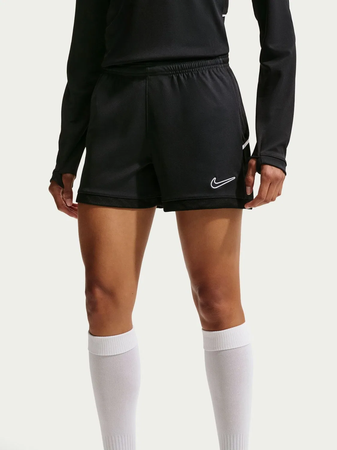 Шорты футбольные Academy Dri-FIT 4 Nike, черный — фото 4