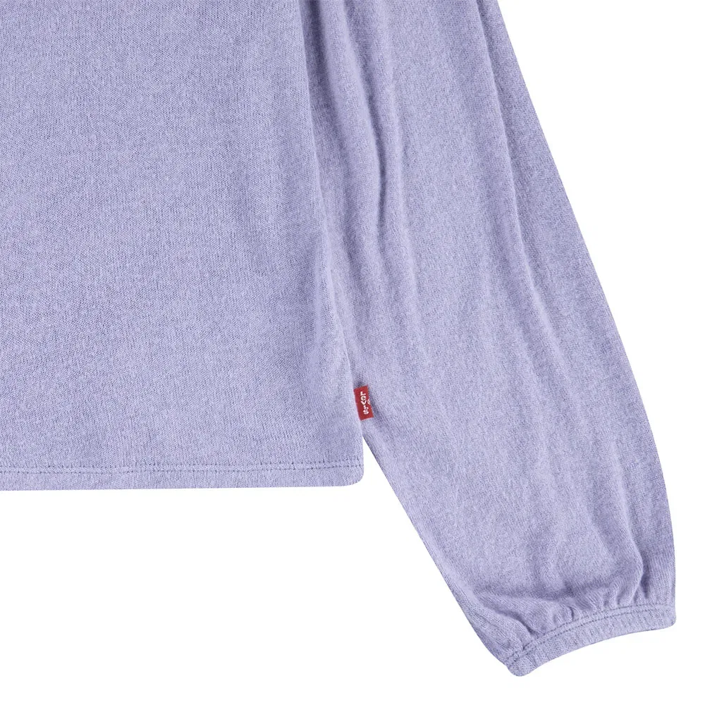 Детская футболка с длинным рукавом Hacci Solid Knit Levi's, Purple — фото 3