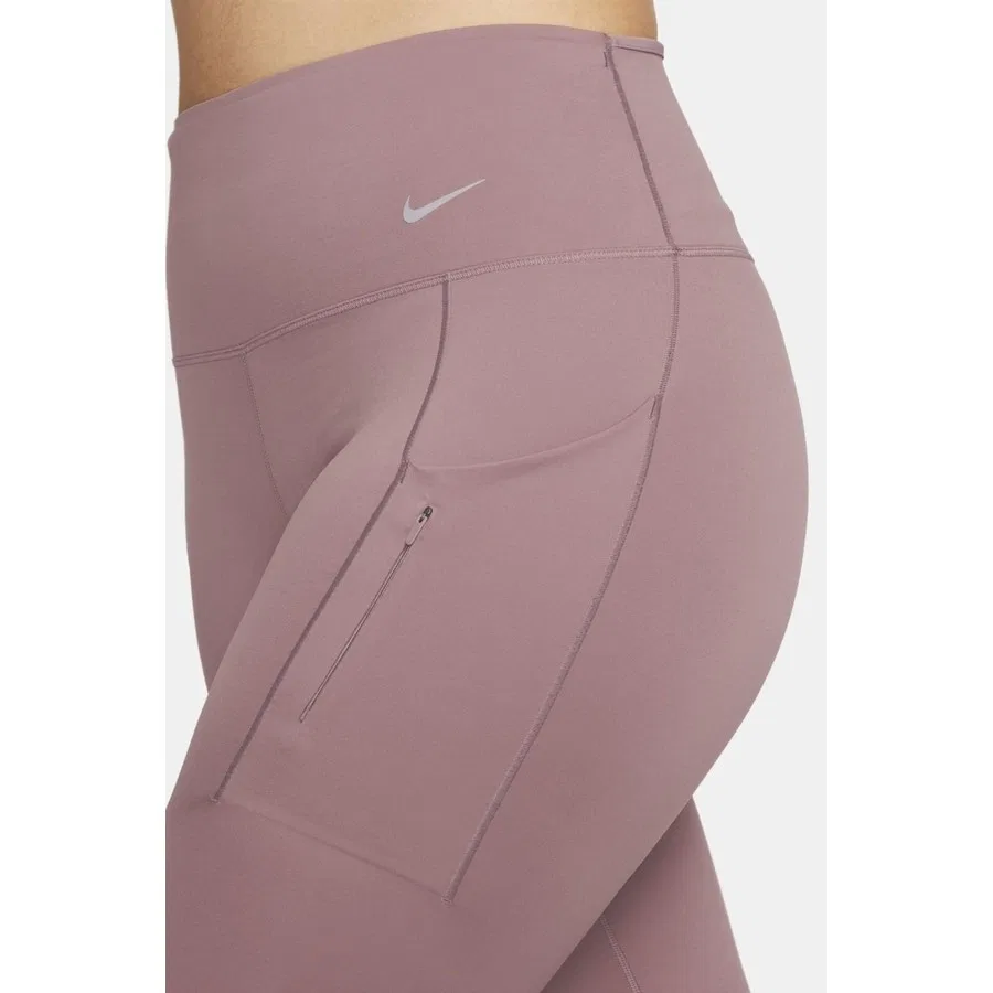 Спортивные леггинсы Nike Training Go Dri Fit Infinalock High Rise 7/8, Светло-коричневый — фото 3