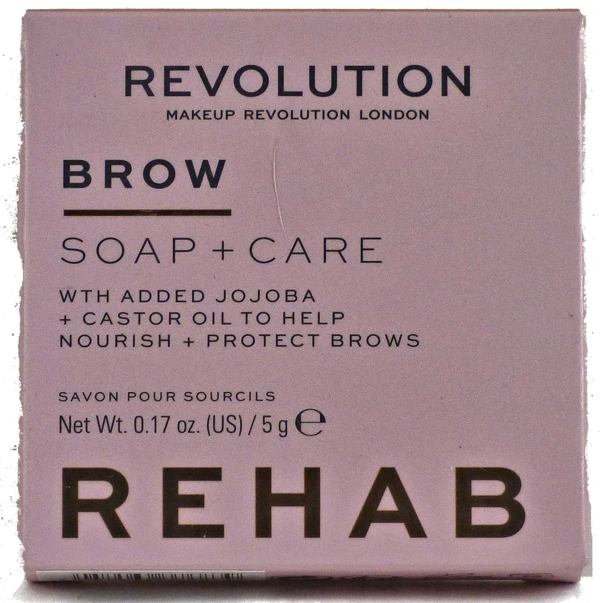 Гель-мыло для бровей Rehab Brow Soap + Care, 5 г, Makeup Revolution