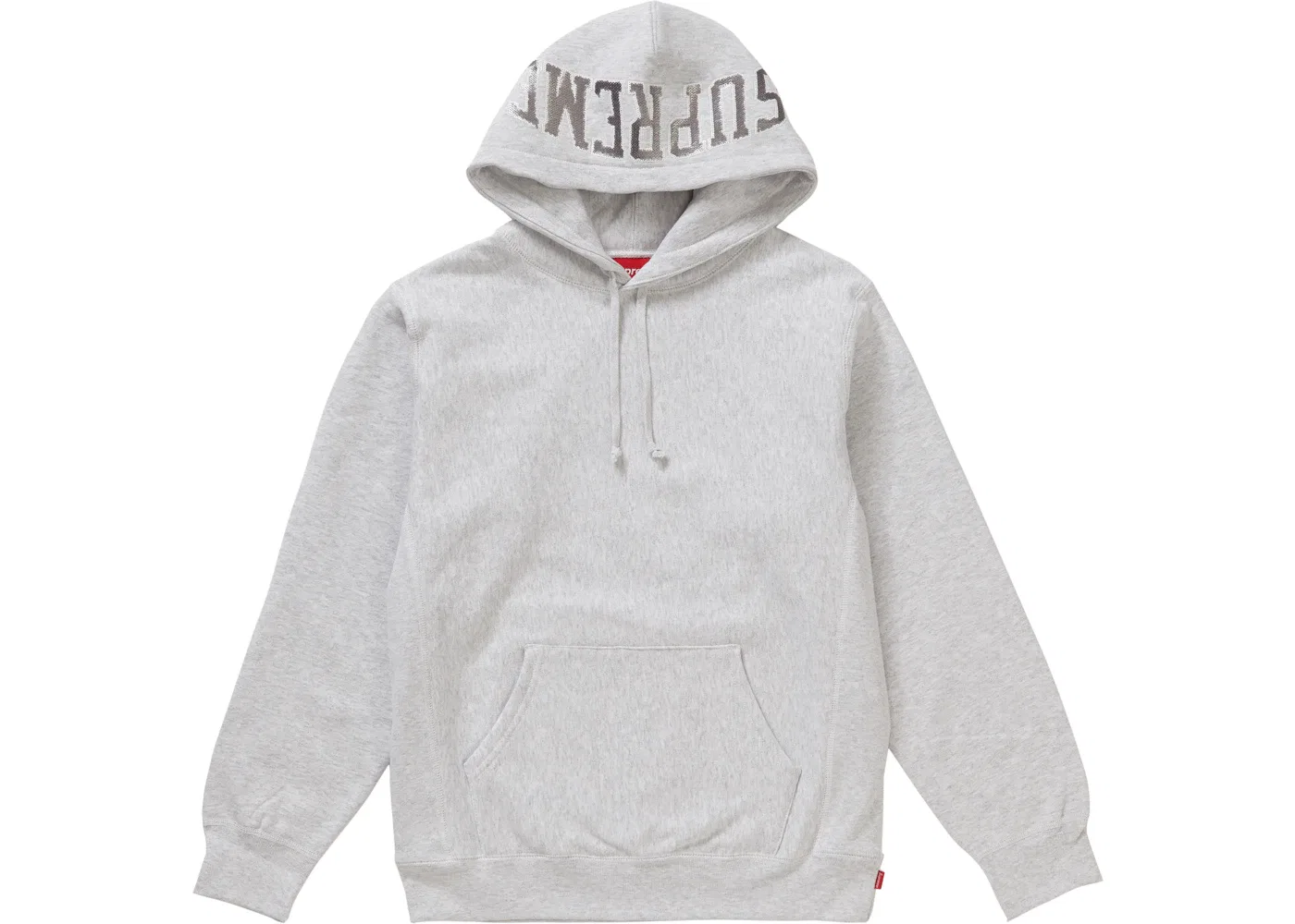 Мужская худи с пайетками Supreme Sweatshirt, Ash Grey
