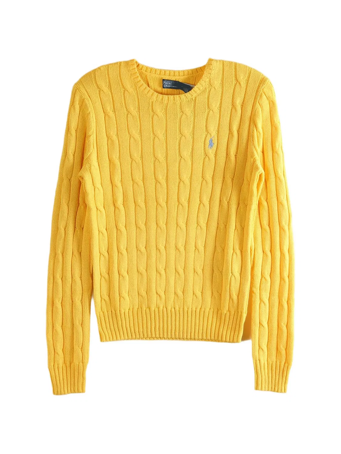 Polo Ralph Lauren Свитер с косами, желтый