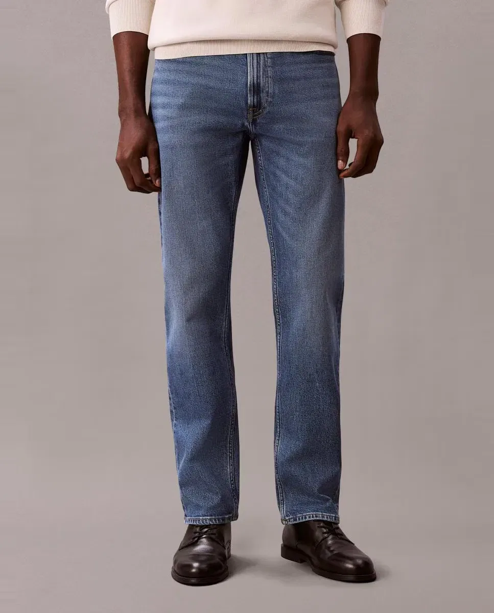 Мужские джинсы slim straight Vaquero Hombre Diggory Calvin Klein, Azul Claro — фото 2