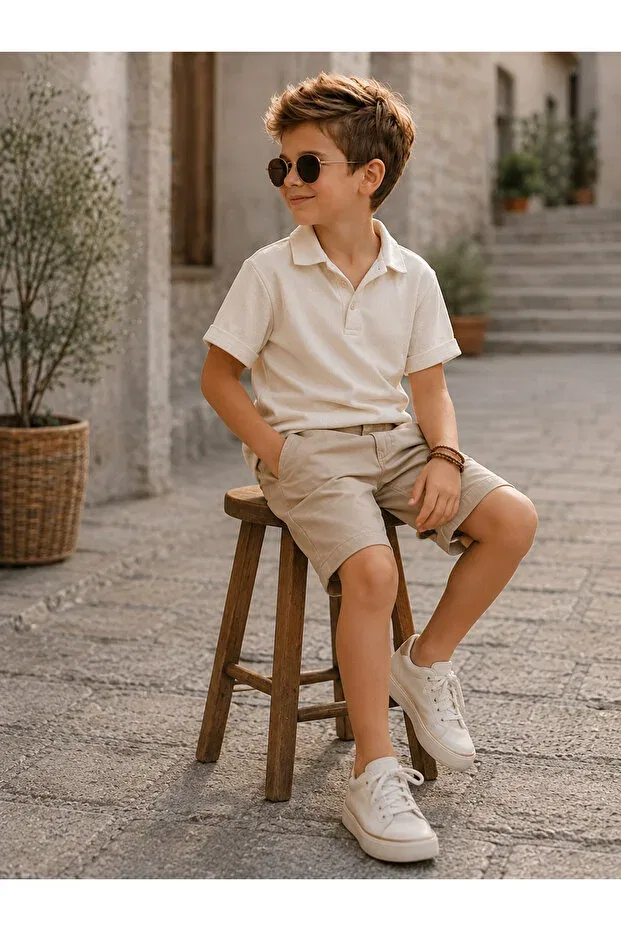 Детские шорты для мальчиков хлопковые Sportswear We&Me, Brown