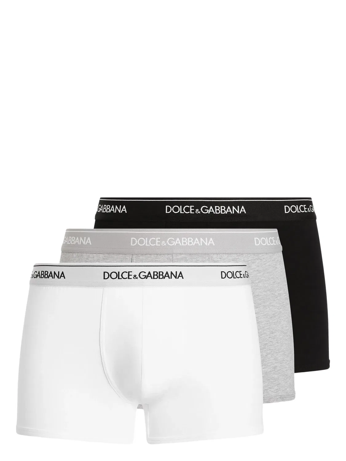 Dolce & Gabbana Боксеры из джерси, 3 шт., белые