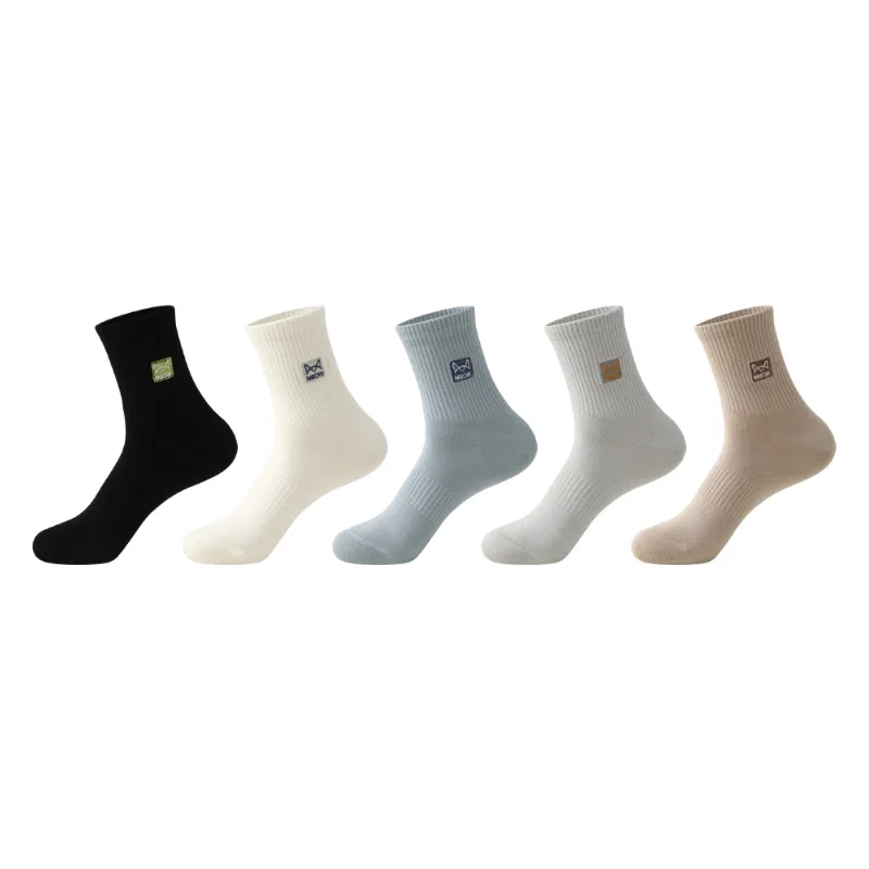 Детские носки с длинным голенищем Light Blue 2+Light Gray 2+Khaki MIIOW — фото 3