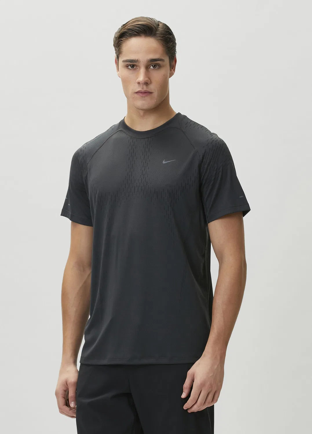 Футболка Nike Stride Plus Dri-FIT ADV, синий-серый — фото 3