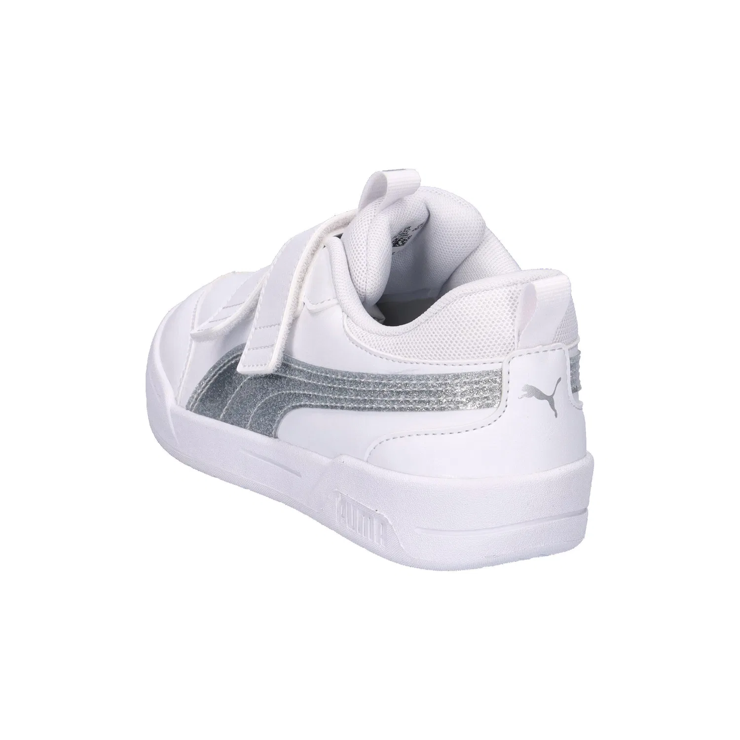 Детские кроссовки для девочек с блеском Multiflex 2 Glitz FS V PS Puma, Weiss — фото 4