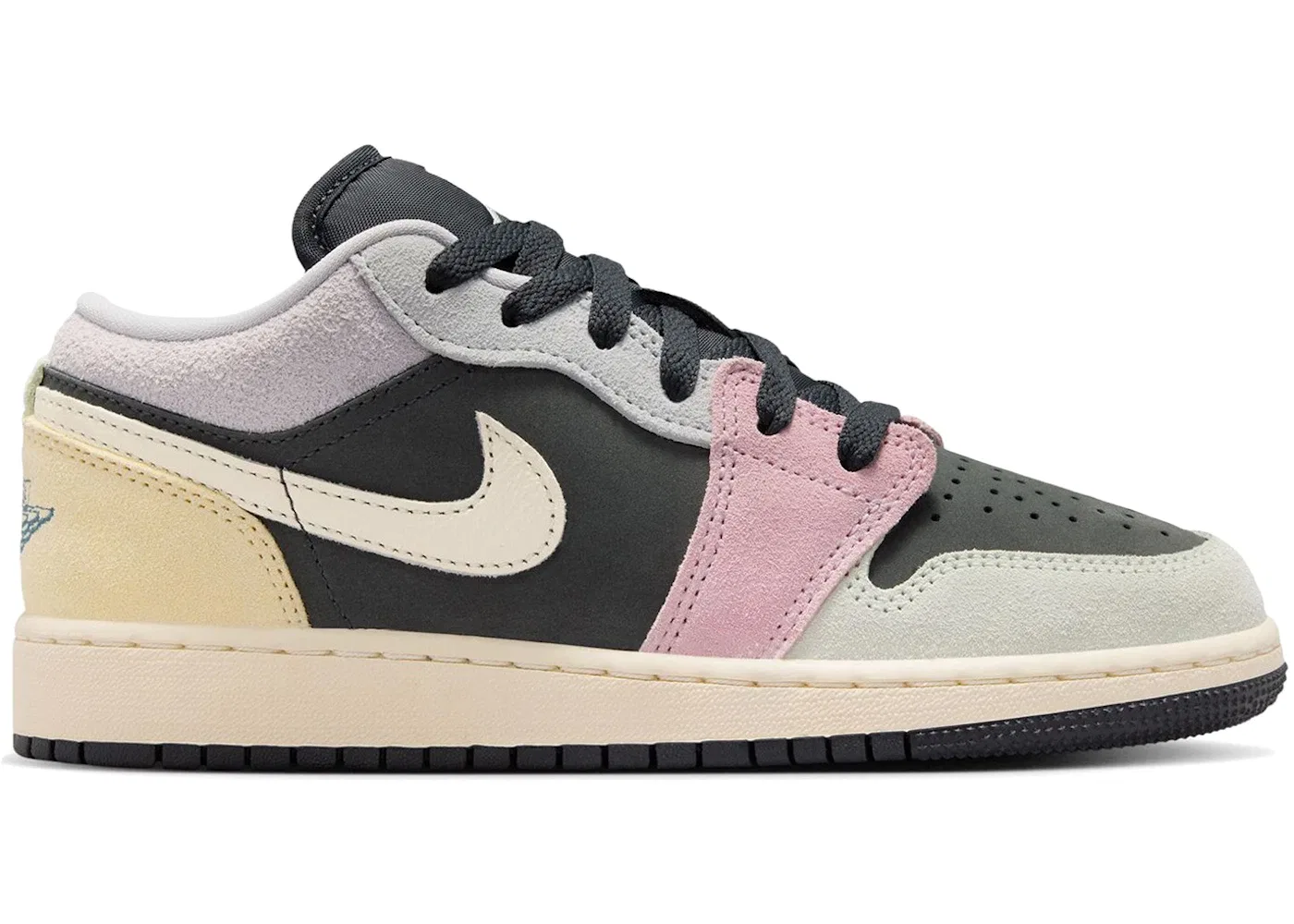 Детские кроссовки Lifestyle Jordan 1 Low SE Jordan, Anthracite/Muslin/Iris Whisper/Sail