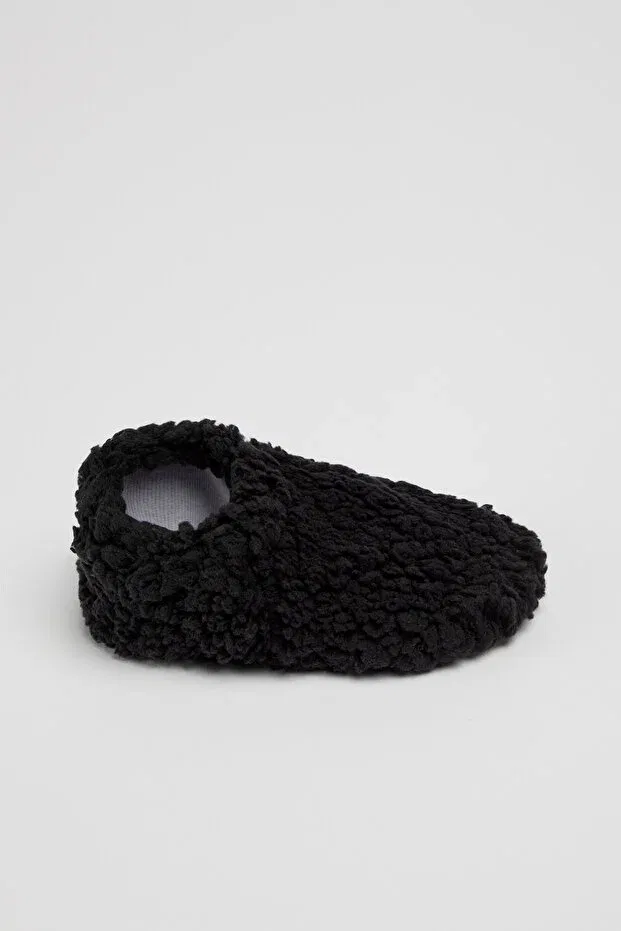Детские пинетки-тапочки с органическим хлопком Babyzilla, Black — фото 3