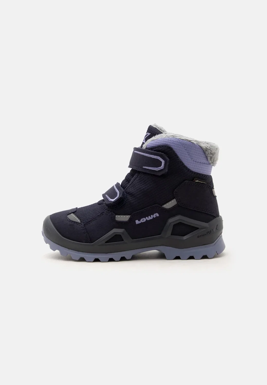 Milo evo gtx mid jr унисекс - зимние ботинки Lowa, Navy/Lavendel