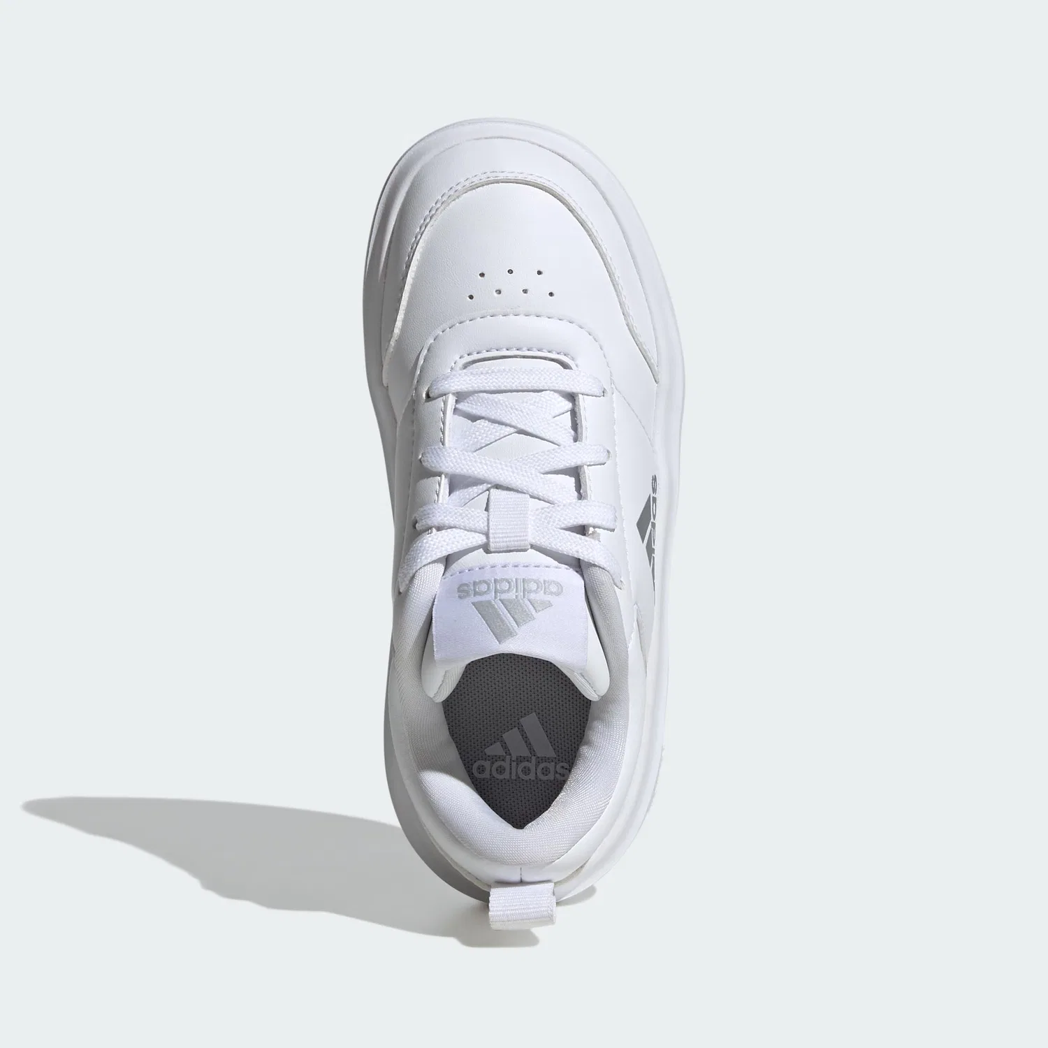Детские кроссовки для мальчиков с гибкой подошвой Park St K Adidas, Bianco — фото 3