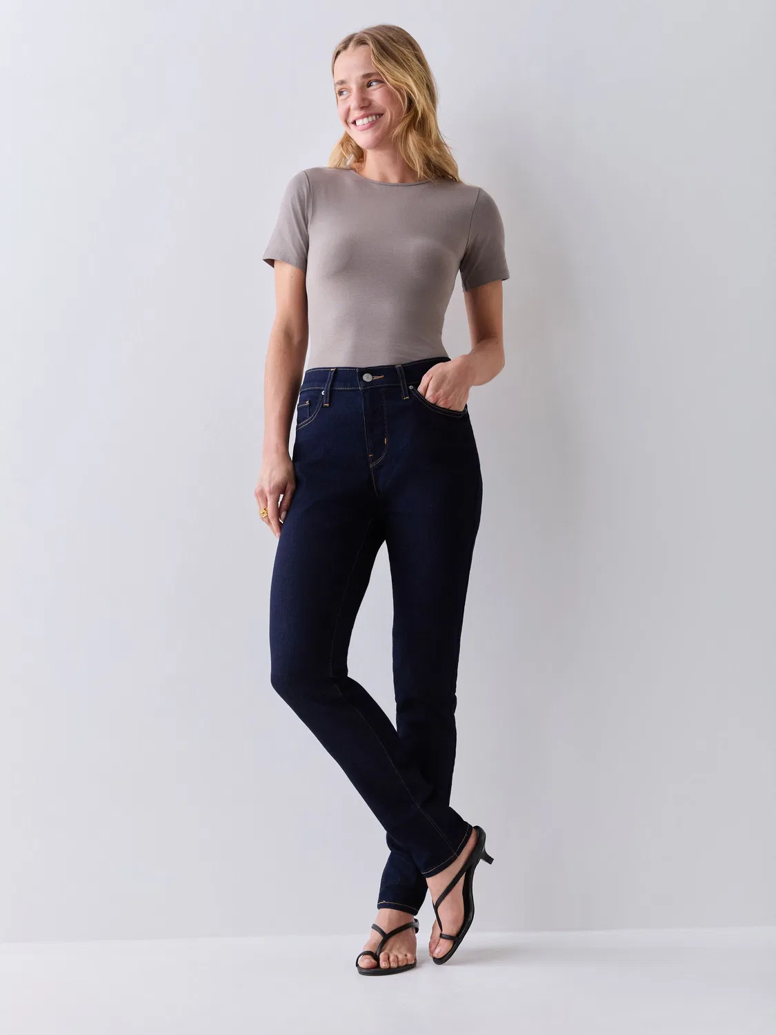 Джинсы скинни Levi's Darkest Sky Blue 311