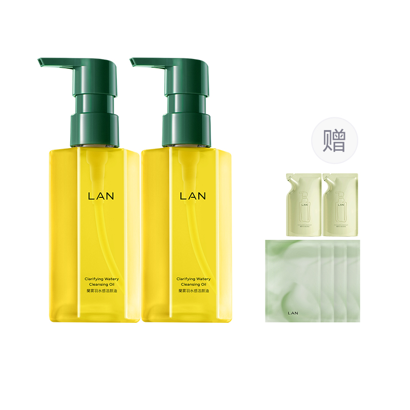 

LAN Очищающее масло Misty Blue Feather Water Feel, восстанавливающее кожу, питающее, контролирующее выработку кожного сала, очищающее и увлажняющее, 150 мл