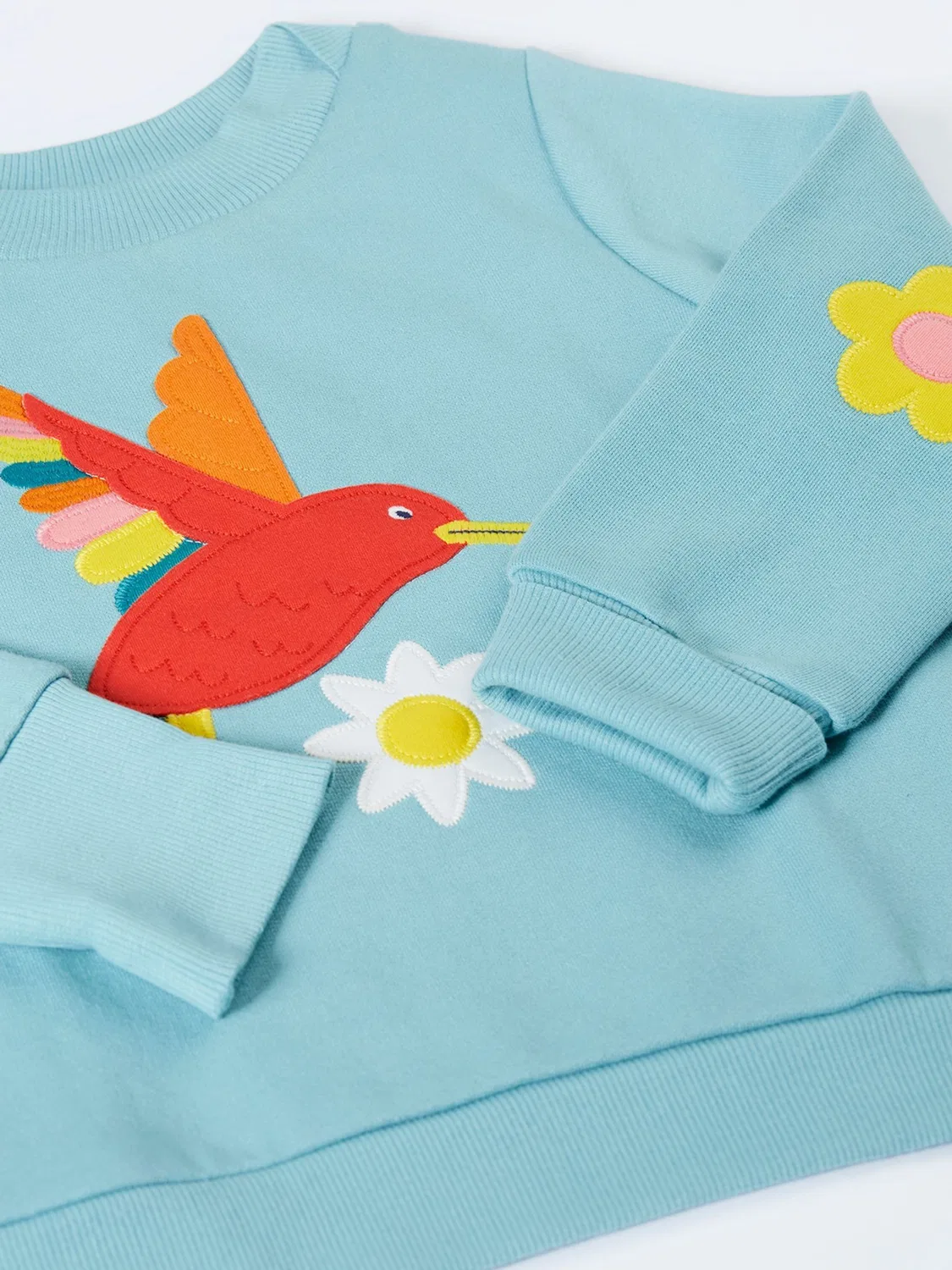Джемпер на флисе Frugi, синий — фото 4
