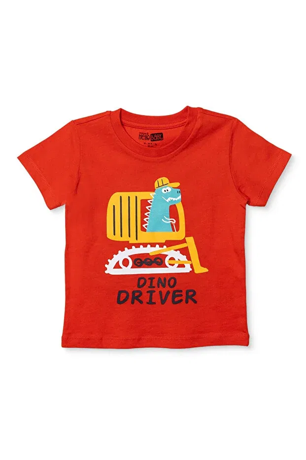 Детская футболка для мальчиков хлопковая Hellobaby, Coral Ebebek Hello Baby