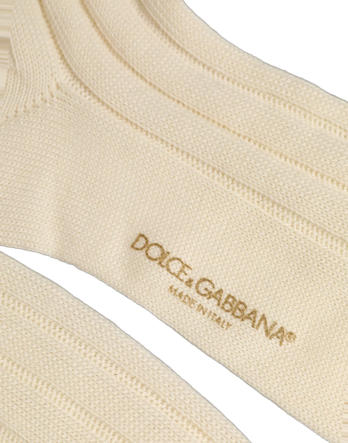 Женские высокие носки с логотипом Knee High Socks Dolce & Gabbana, Beige