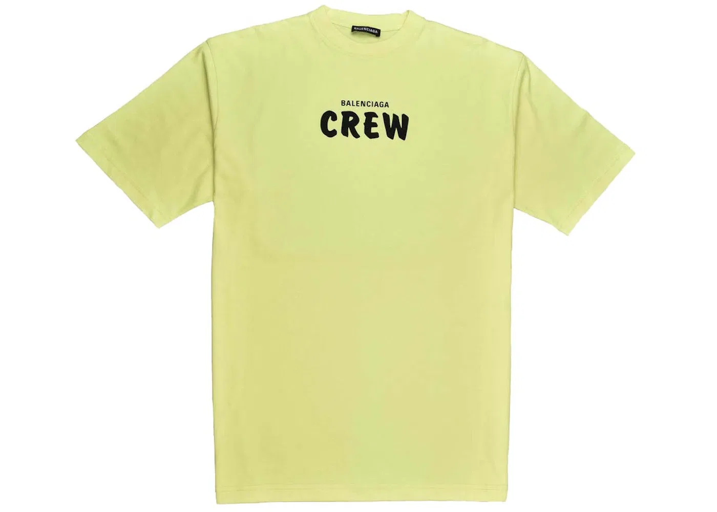 Мужская футболка с логотипом Balenciaga, Fluo Yellow