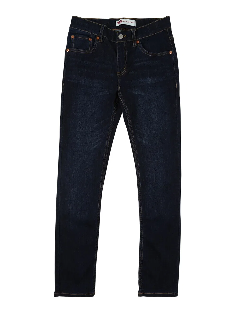 Детские джинсы Slim fit '512' темно-синего цвета Levi'S Kids