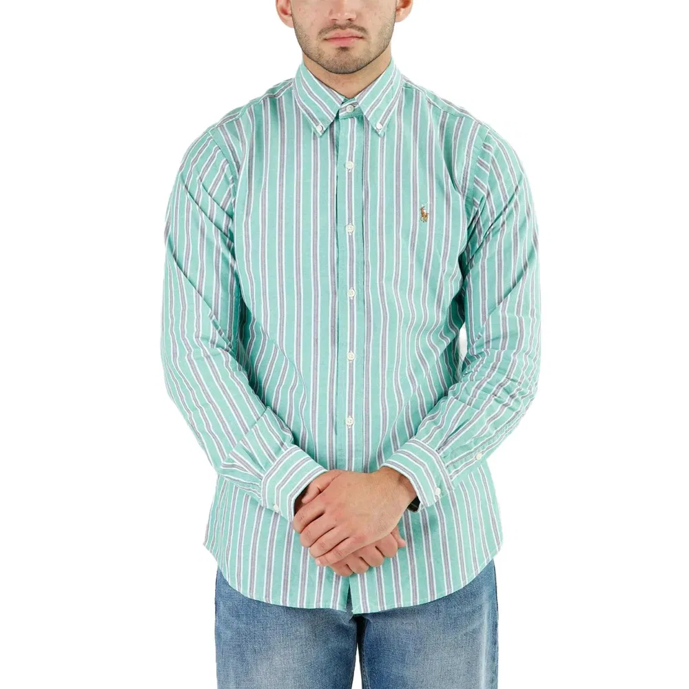 Мужская рубашка Blue Green Polo Ralph Lauren