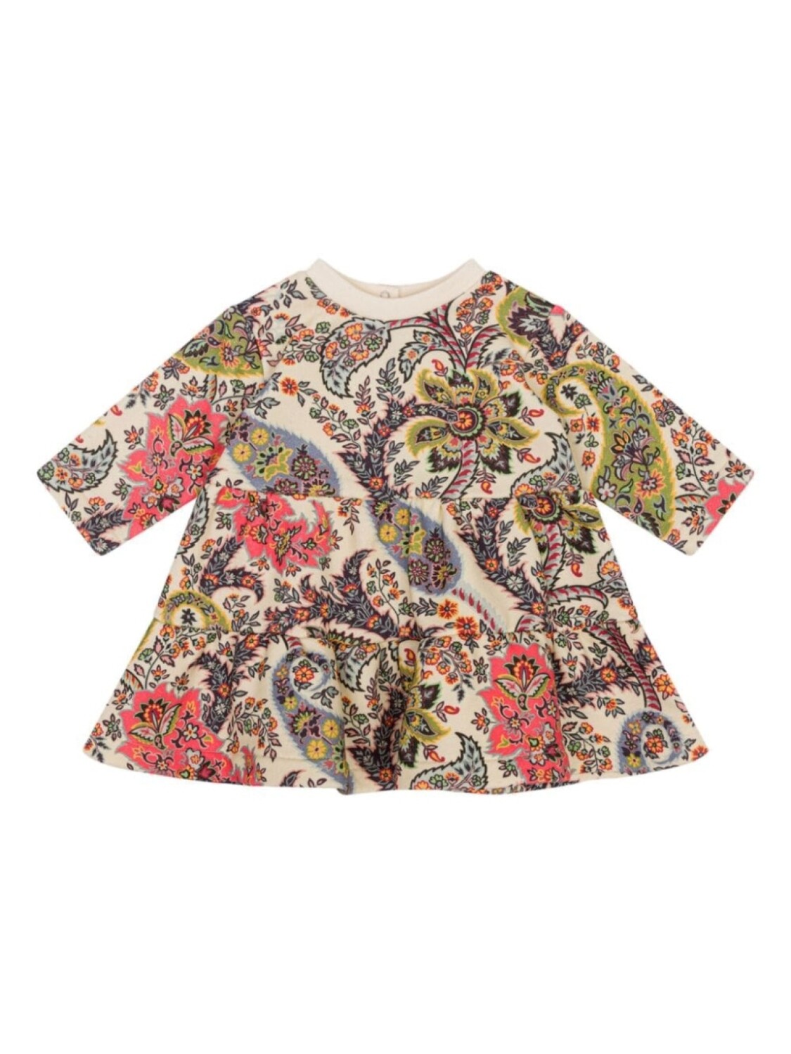 

ETRO KIDS платье с принтом пейсли, нейтральный цвет