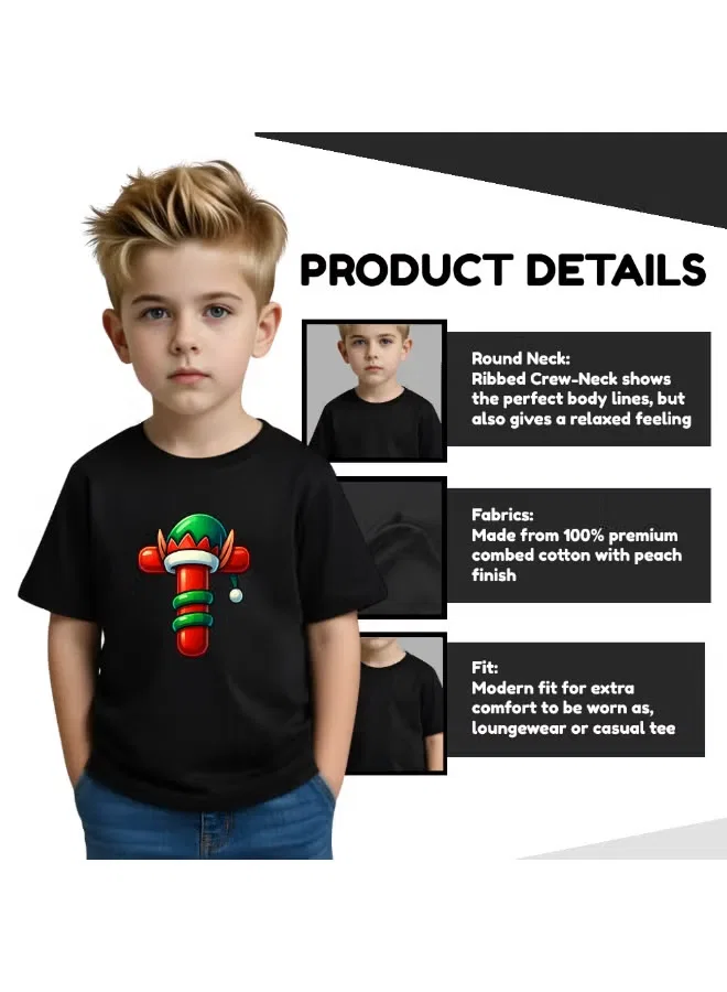 Футболка с принтом алфавита для мальчиков Printshop4Me, серый — фото 4