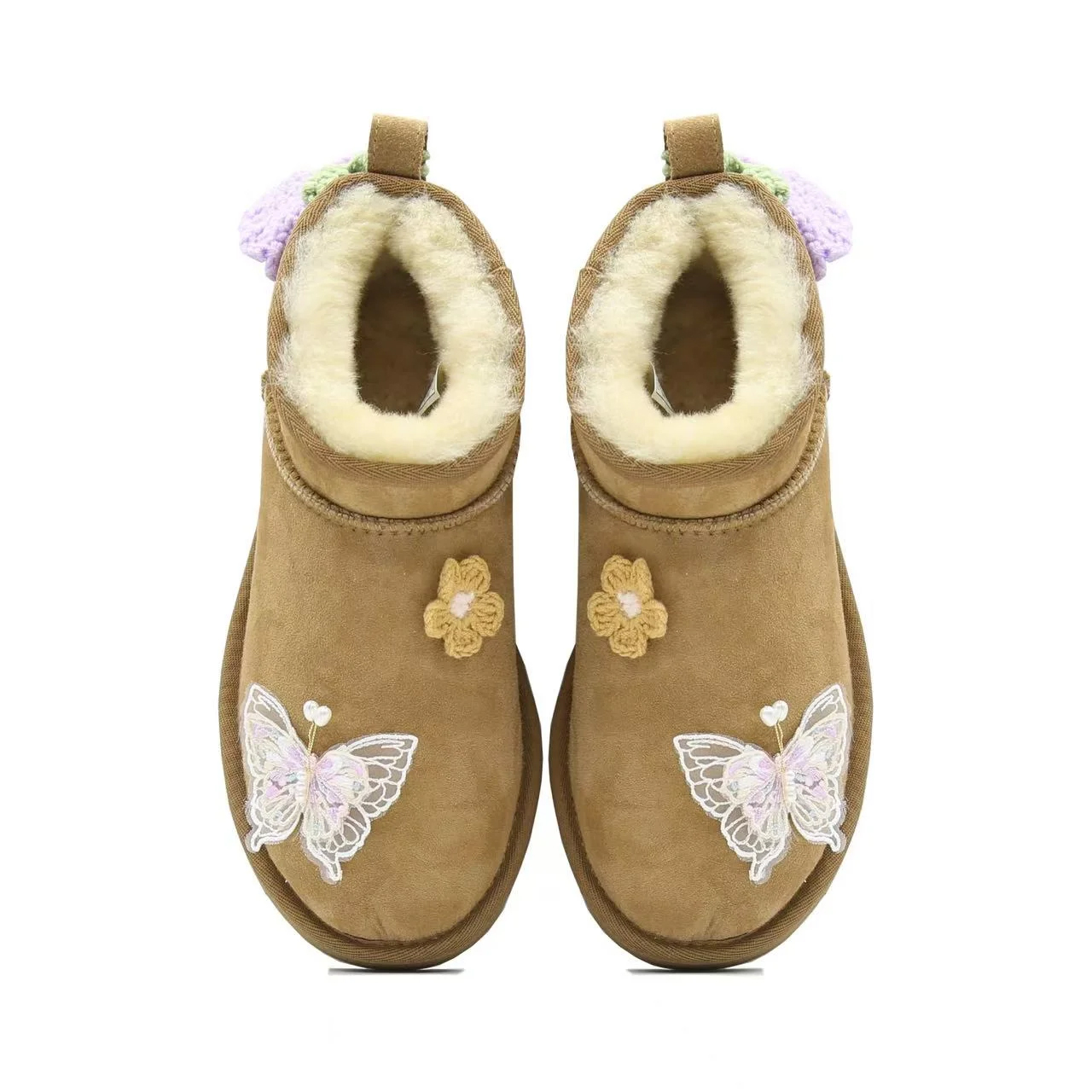 Ботинки UGG Butterfly Love Violet, коричневый — фото 2