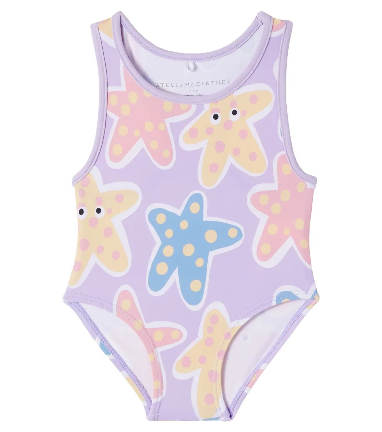Раздельный купальник с принтом Stella Mccartney Kids, фиолетовый