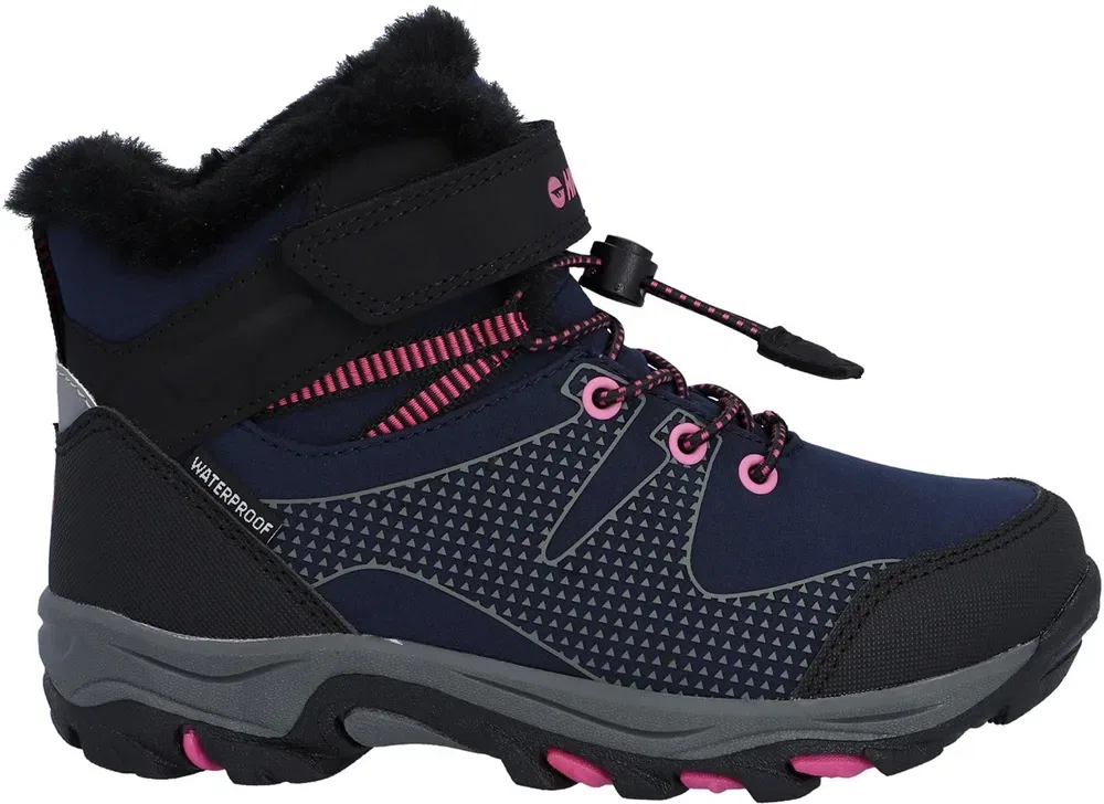 Ботинки детские утепленные водонепроницаемые Jackdaw Waterproof Jrg Insulated Hi-Tec, синий — фото 2